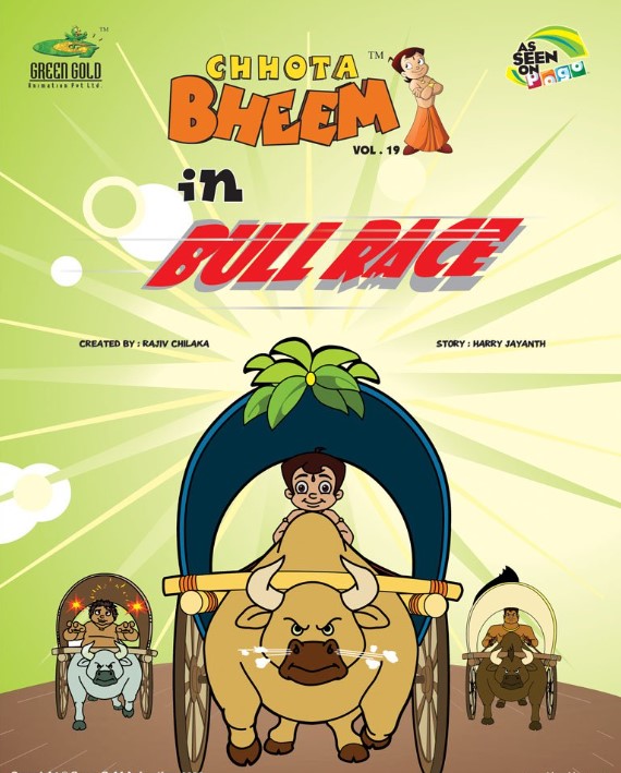CHHOTA BHEEM IN BULL RACE